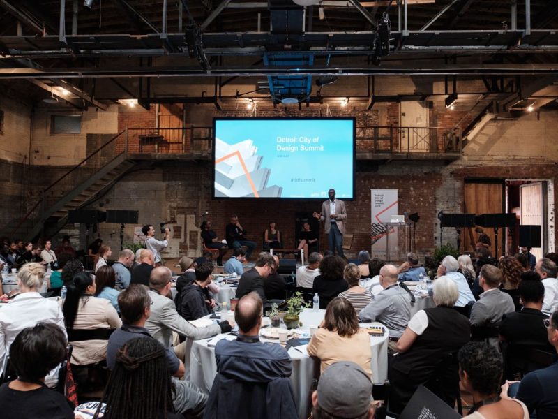 Garlin Gilchrist speaks at the Detroit Design Festival