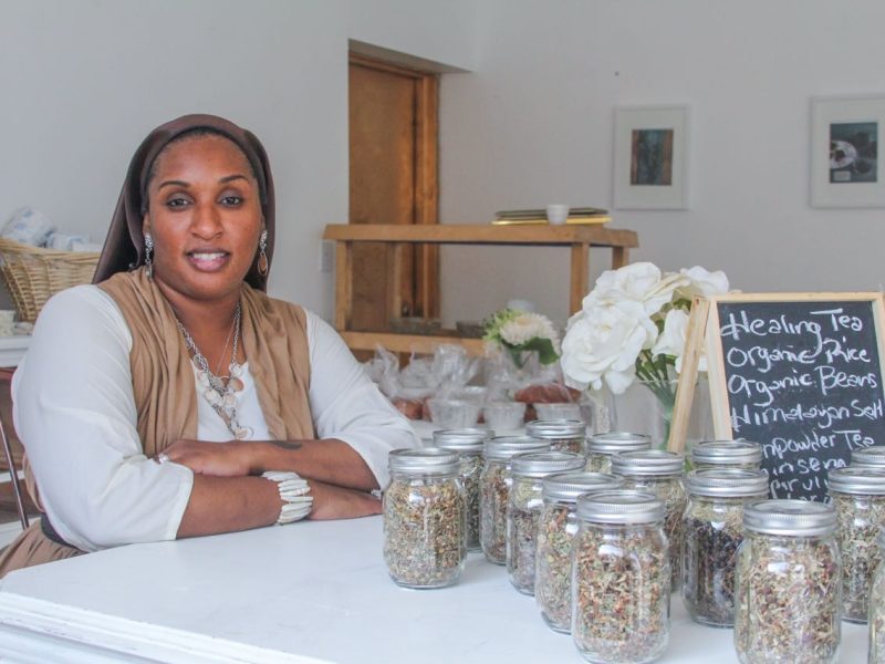 Alexis El-Amin, owner of The Mason Jar: Get Holistically Healed, a food store at 4088 W. McNichols Road. El-Amin recently moved to Detroit from Wilmington, N.C. and opened her store not long after in the University District.