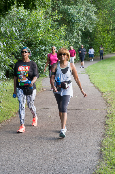 Members of walking group Step To Greater Health