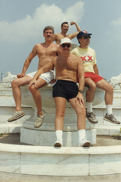 Friends on Belle Isle in the '80s - photo by Gary Eleinko