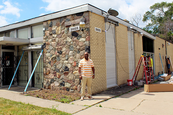 Curtis Lipscomb at LGBT Detroitâs new headquarters in NW Detroit
