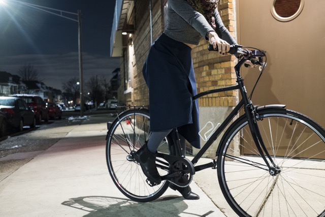 "Cycling gear that doesn't look like cycling gear" - photo by Rosamaria Zamarron