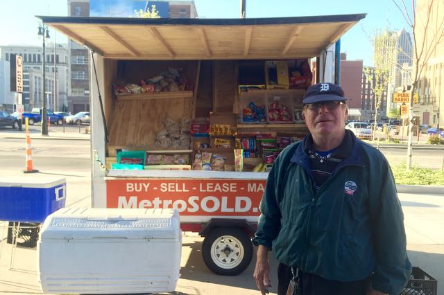 A vendor that also offers "locker" services