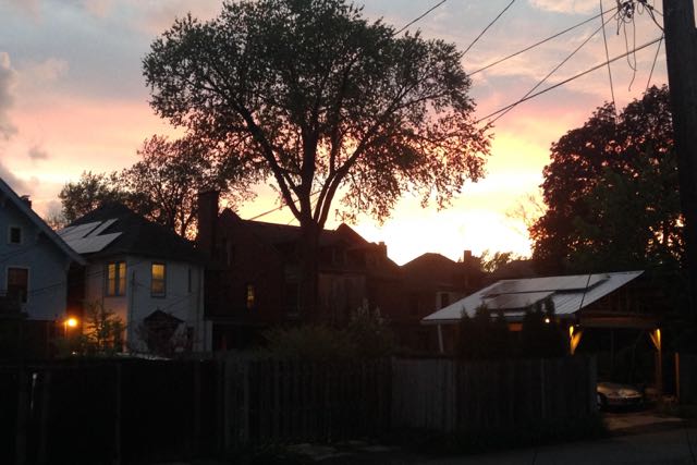 Solar panels atop carport - Photo courtesy of Carreon and McUsic