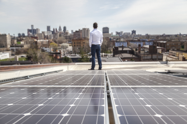 Rooftop solar panels