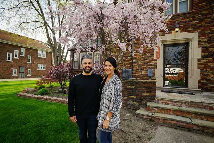 Nadir and Athar Ali live near the Detroit/Dearborn border. Photo by David Sands.