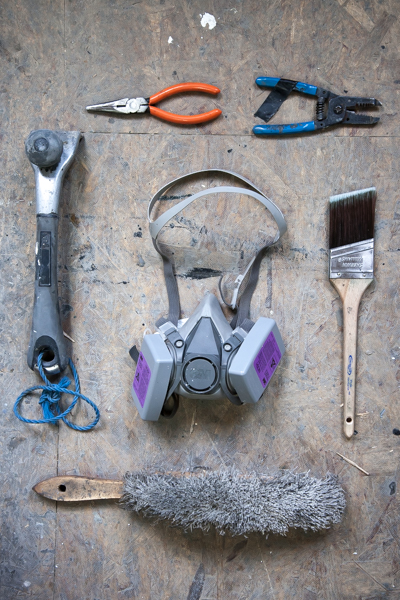 Turner Restoration's tools of the trade