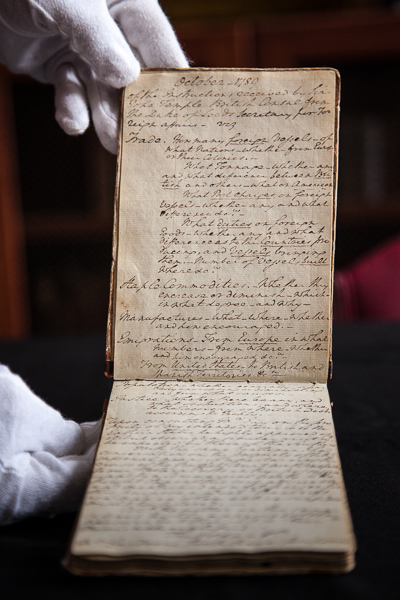 George Washington's diary from 1789-1790