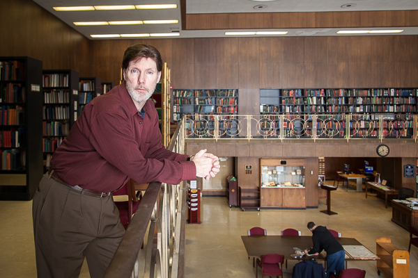 Mark Bowden, coordinator for special collections for the Detroit Public Library