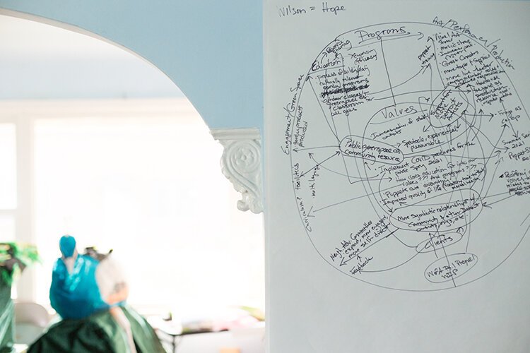 Carrie Morris says there's future value in the way her arts production team has pivoted during COVID-19. 