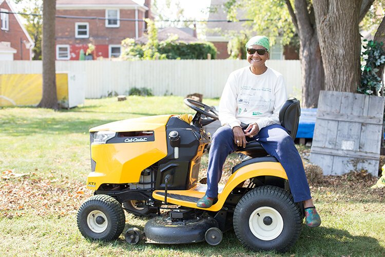 Jacqueline Fulbright puts in the time to keep Yorkshire Woods maintained for her community. 