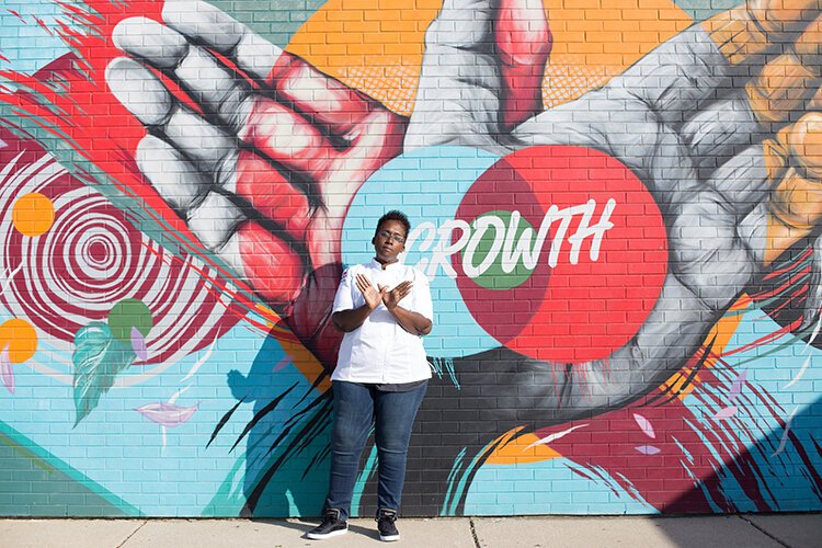 Harriette Brown wants to see her catering business, and her city, grow.