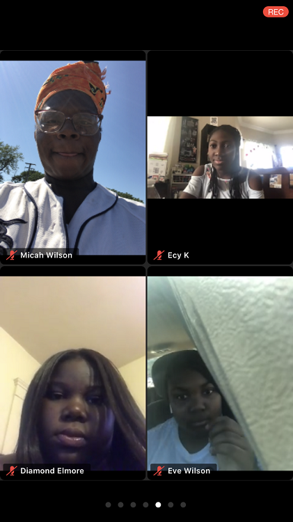 GenesisHOPE internship Zoom call