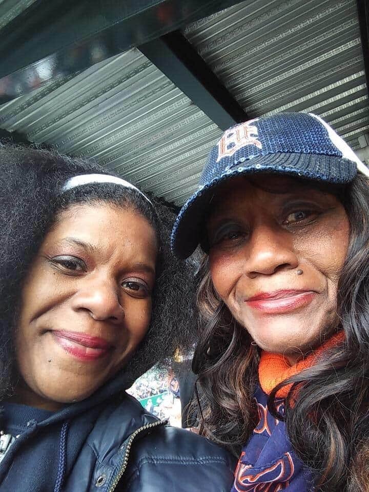 Evette Napier and her late mother, Eva, who passed away earlier this year at age 81.