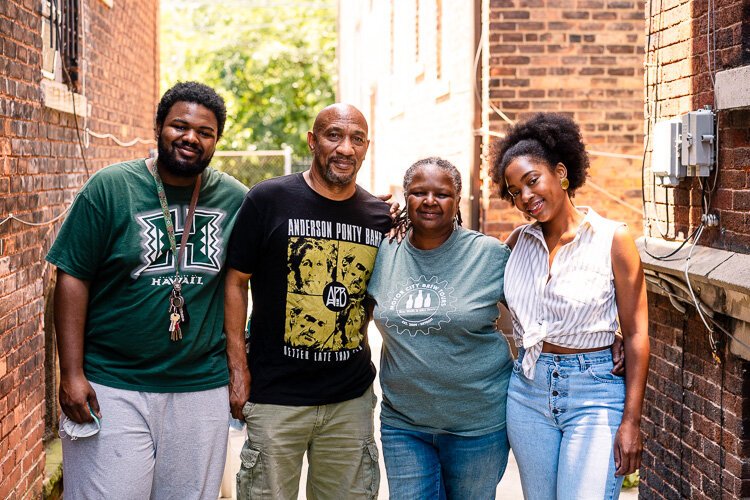 Chuck, Otto, Cheryl, and Cye Cureton