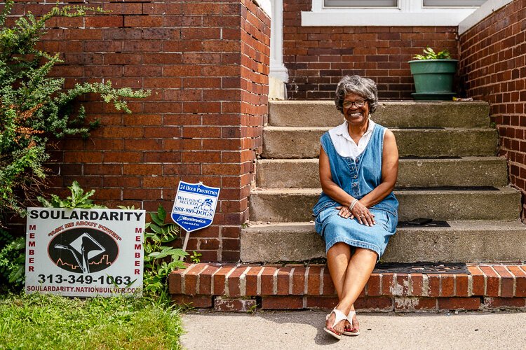 Phillis Judkins is the founder of the North End Neighborhood Patrol. Photo by Nick Hagen
