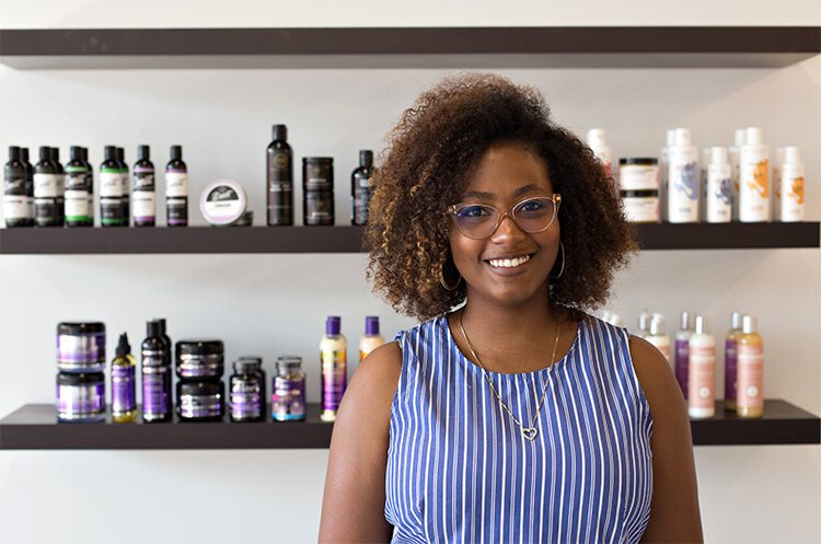 Co-owner Jamesha Lucas is excited to finally open the doors of her beauty boutique in Detroit.