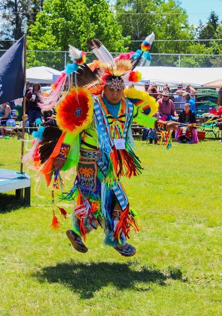 Bay Mills' 2019 "Honoring Our Veterans" powwow. 