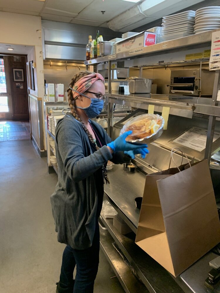 The Curragh Irish Pub in downtown Holland tailored its menu for pickup and delivery.