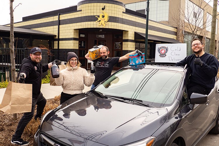 Griffin Claw Brewing Company has launched a carry-out and delivery service.