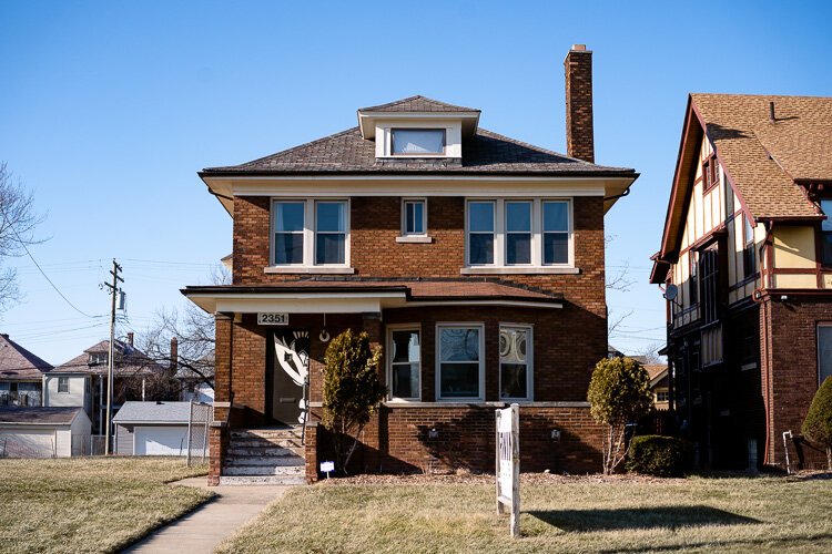 Formerly a doctor's house, the Irwin art gallery is a space for African American and underrepresented artists.