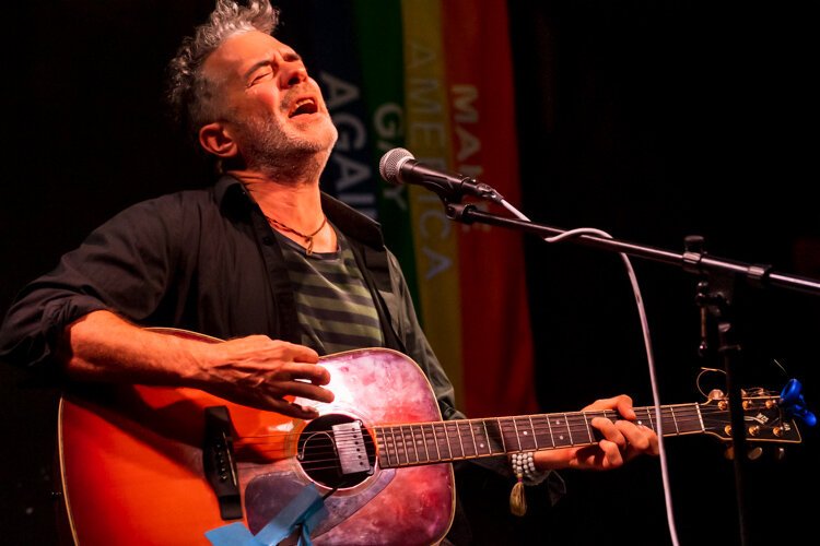 Francis Decario at Ghost Light Open Mic.