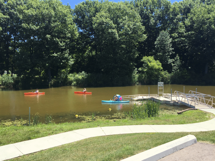 Kayaking is a great way to explore waterways.