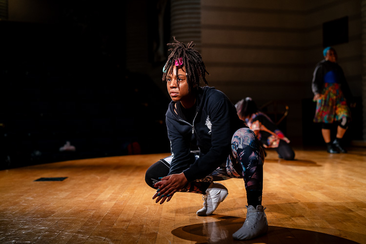 Mikaela Evans stars as Salt in "Salt City." Photo by Nick Hagen.