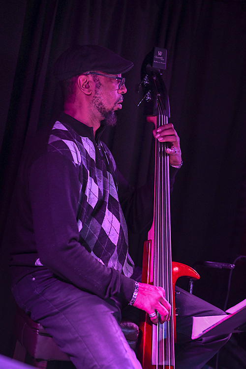 The Renee King-Jackson Quartet's bassist brings home the low notes.