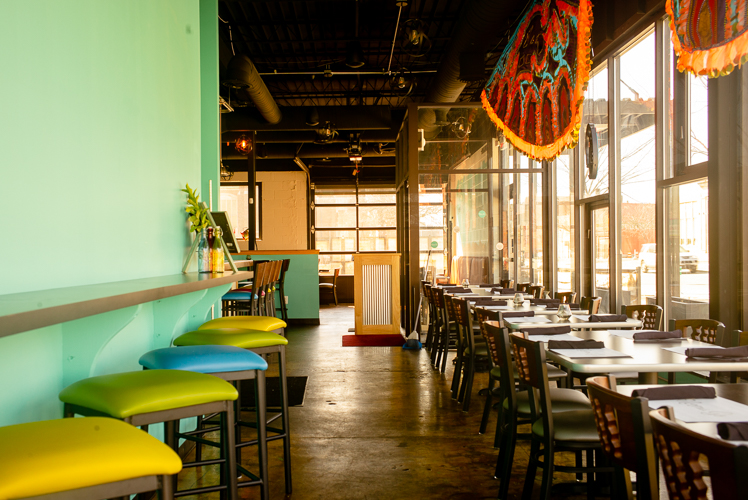 In addition to food, Norma G's also has a full bar.