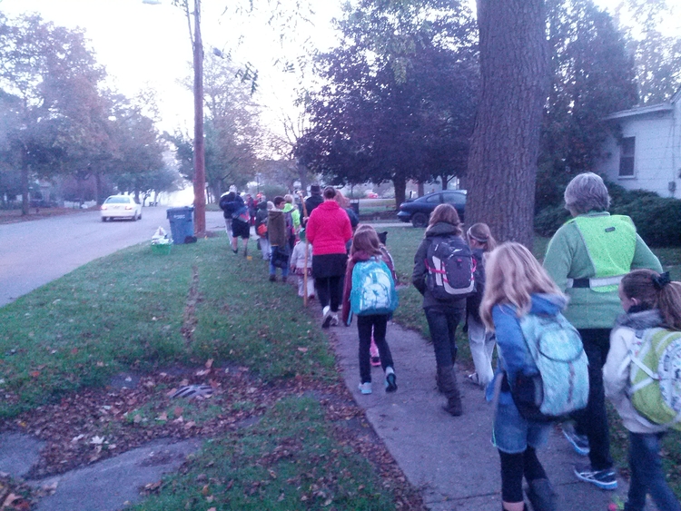 Manchester's walking school bus.