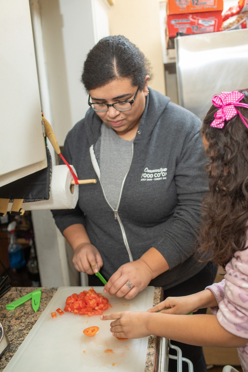 Eleanor Moreno connects with her family and her community by sharing food and stories about food.