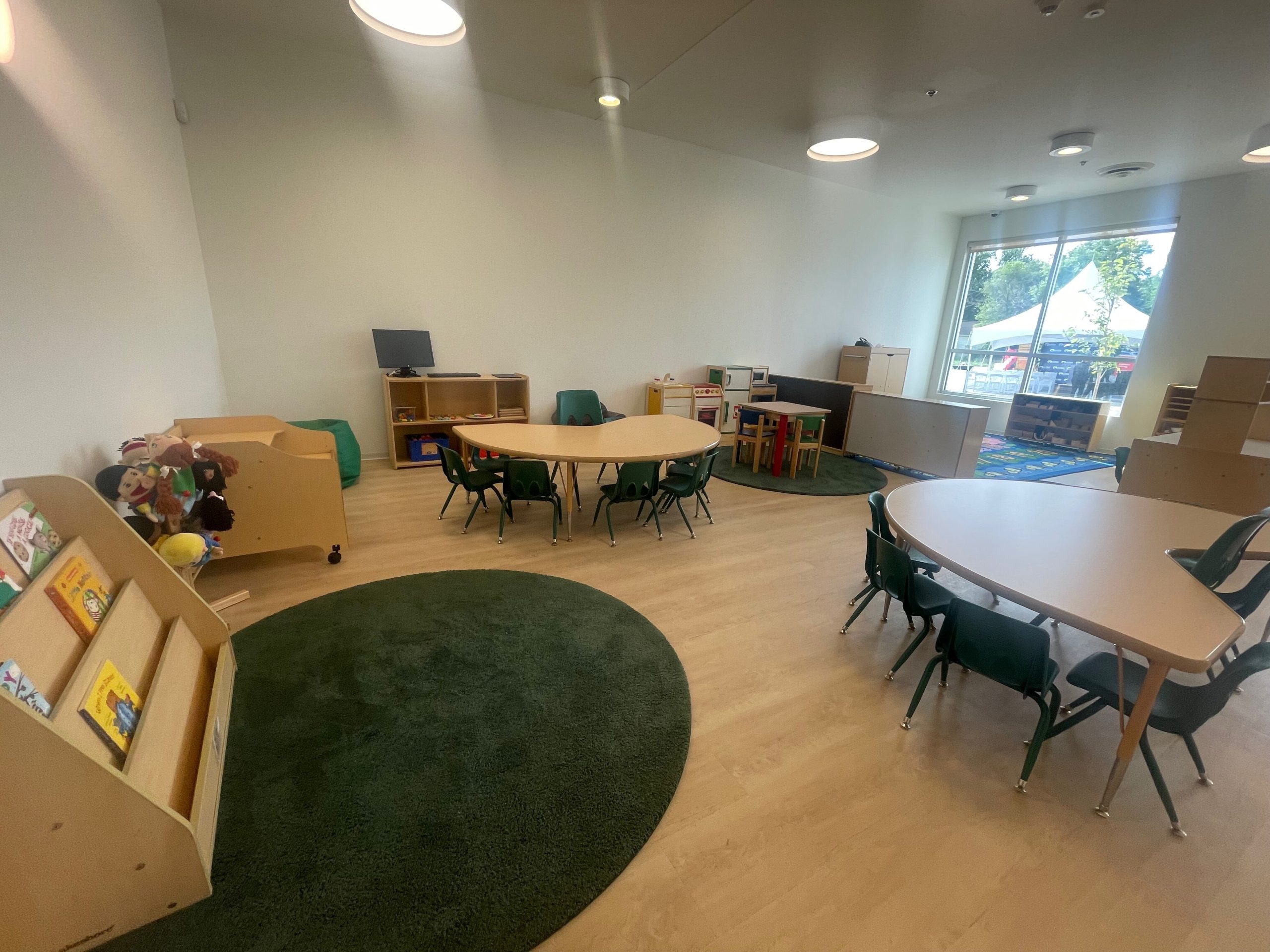 The McClellan Early Childhood Center features eight classrooms, and will serve 96 students.