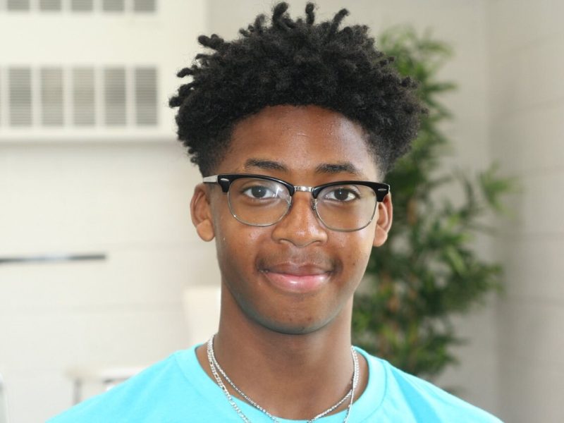 Jimmie Smith, 16, works at LifeBUILDERS