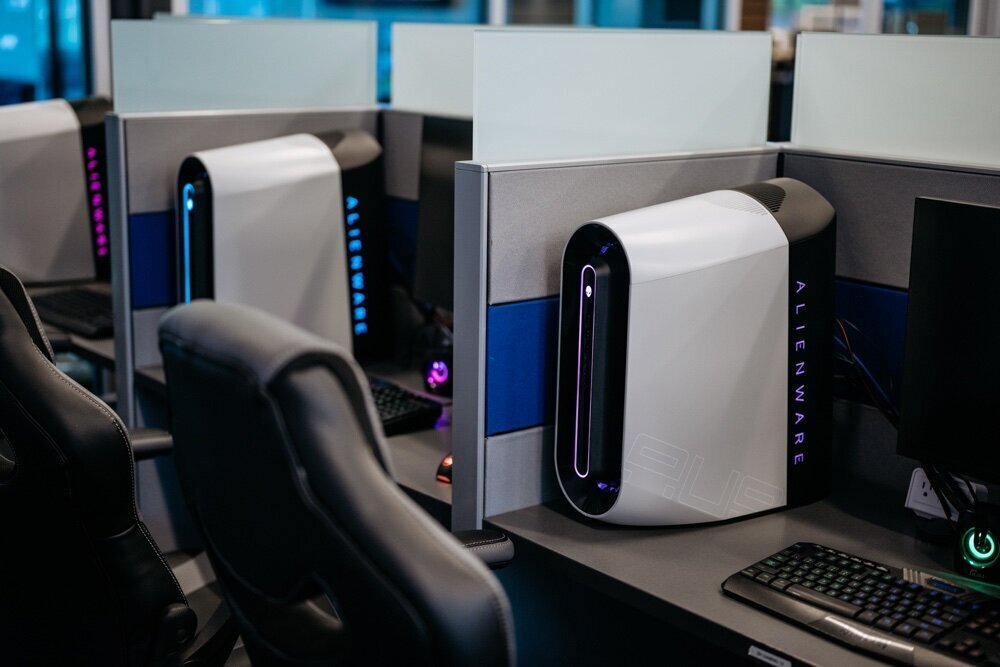 The Sterling Heights Esports Arena is complete with 12 Alienware Aurora R12 gaming computers with i7 processors. (File photo: Steve Koss)
