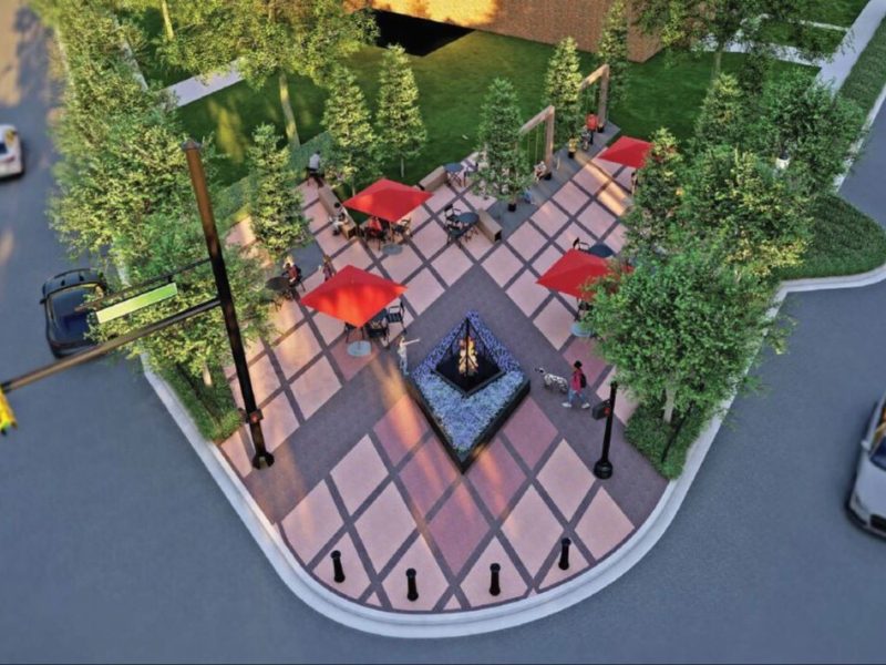 Renderings for Masons Corner in downtown Farmington.