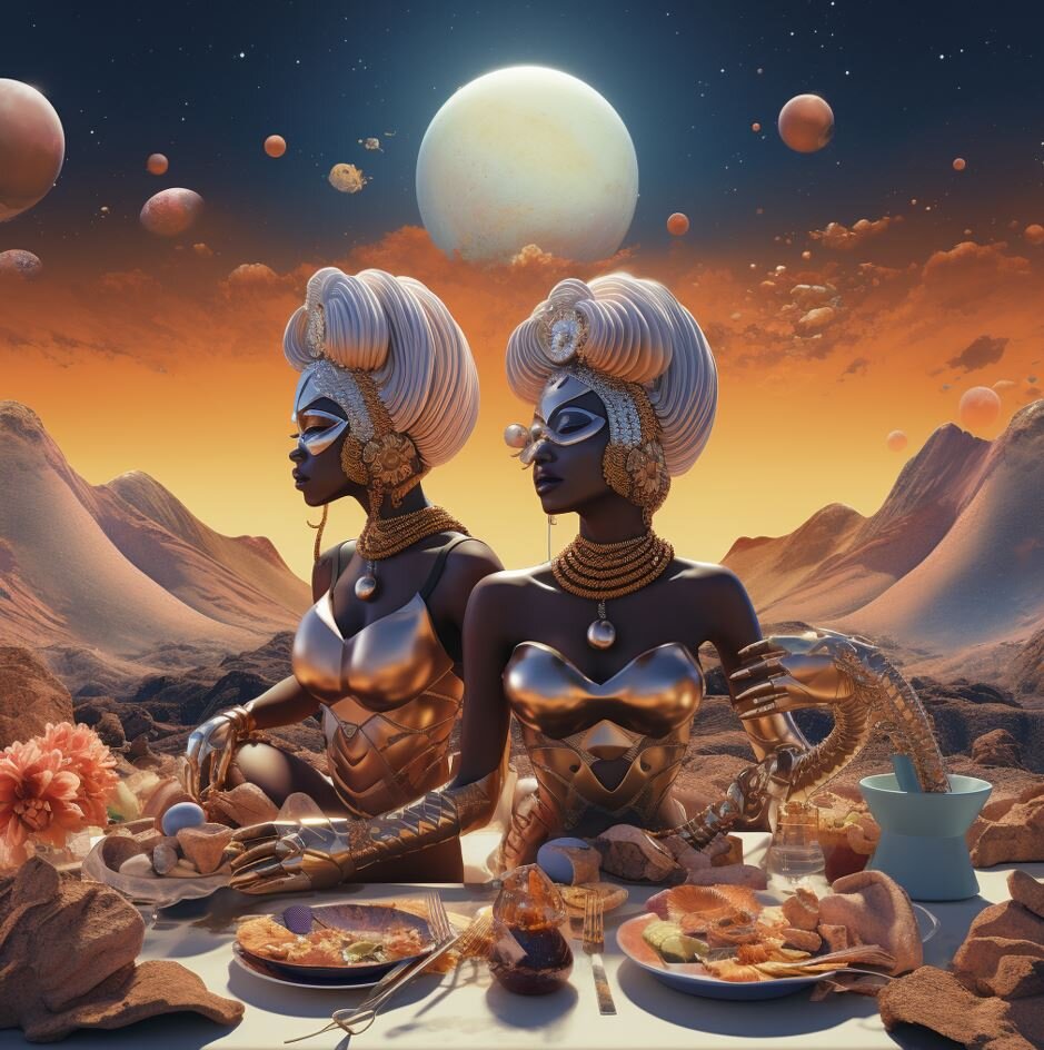 Image co-created by Ingrid LaFleur and Midjourney / Instagram