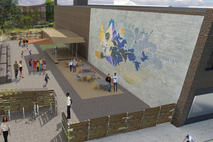 Mack Lot conceptual rendering (Courtesy of MACC Development)