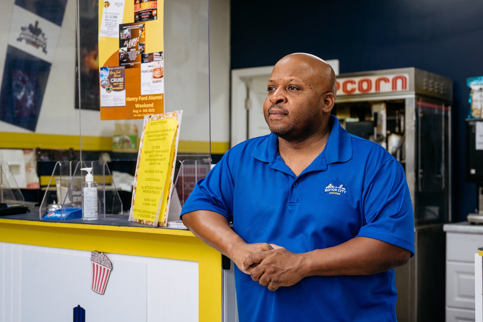 Ronier Golightly started his business Motor City Popcorn in 2012. Photo by Steve Koss.