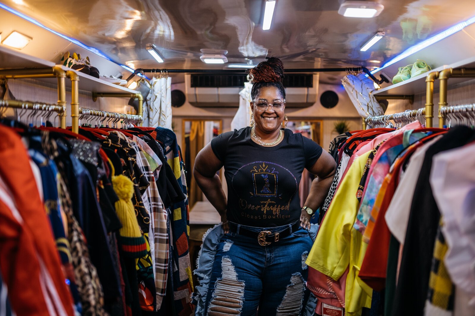 Claresta William Ivy is the owner of Over Stuffed Boutique.