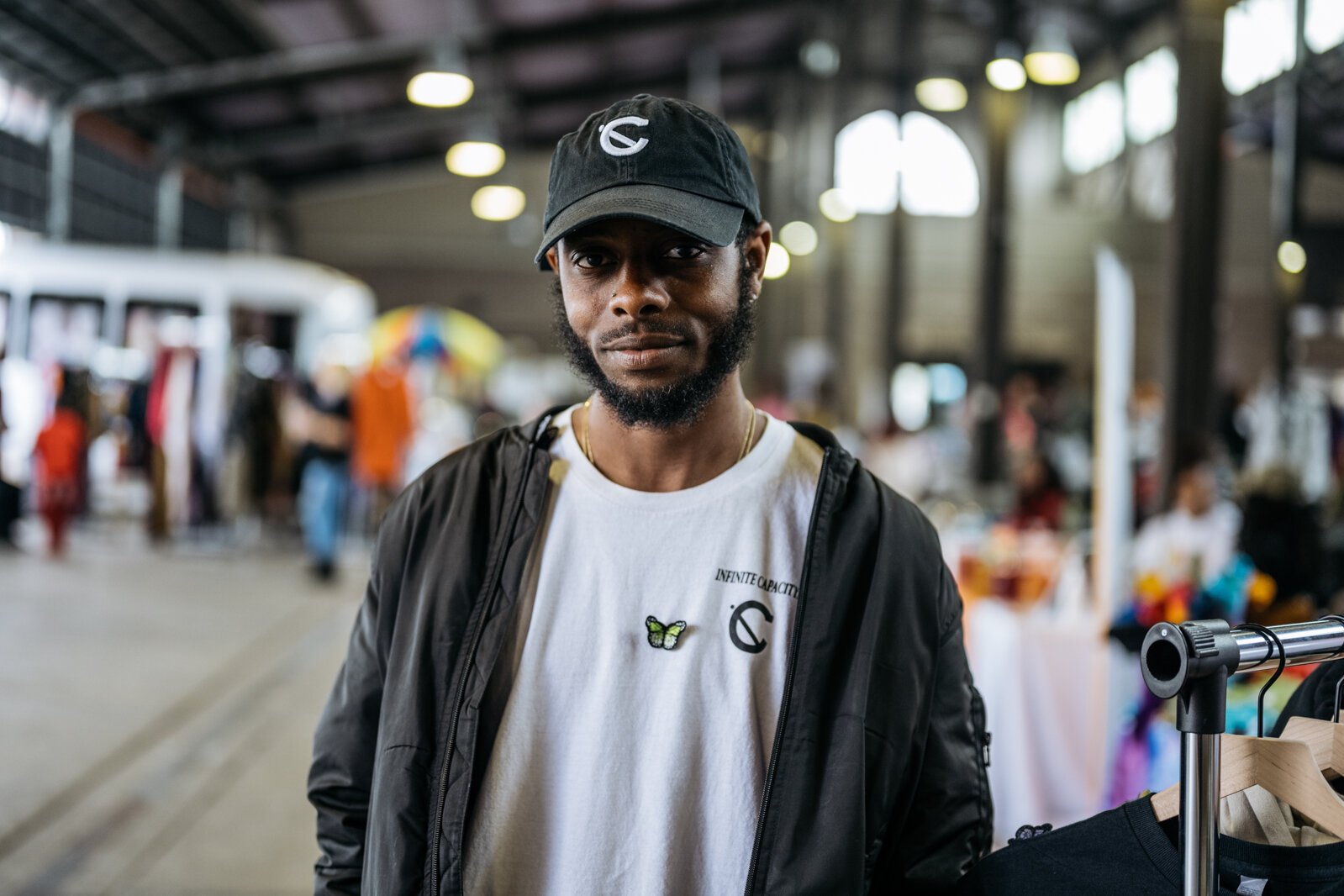 Aaron White, clothing brand owner of Infinite Capacity.