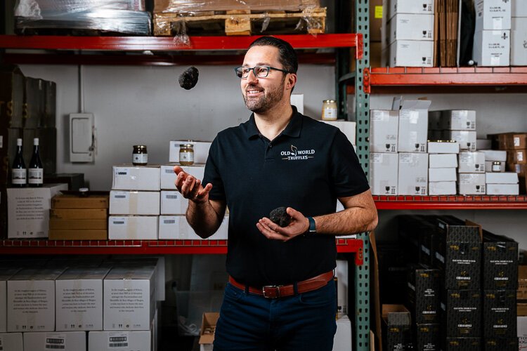 Aleksandar Acovski specializes in truffles. Photo by Nick Hagen. 