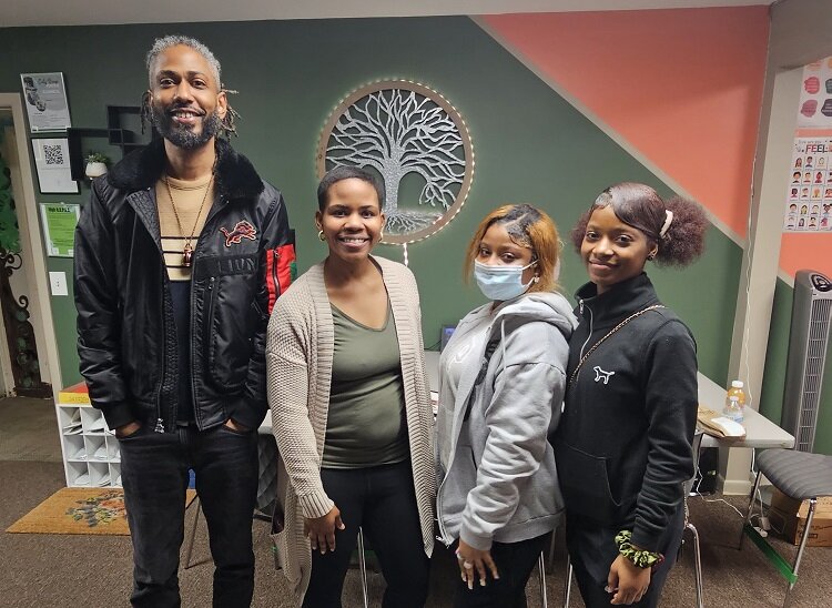 Aliryca Howell (right) participated in Model D's Voices of Youth program.