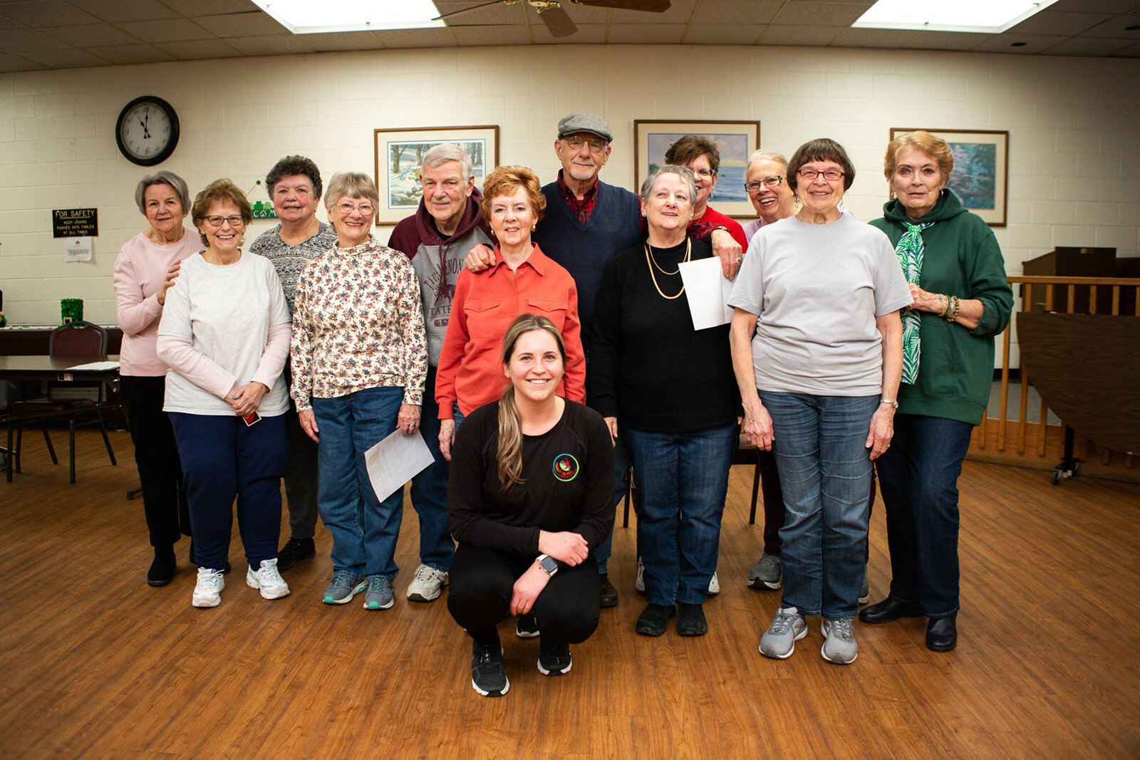 The Greater Flint Health Coalition's work in gardens grew out of its SNAP-Ed direct education programming like Fresh Conversations and Rec-Connect™, pictured here at Burton Senior Activity Center.