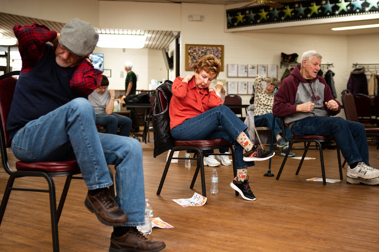 The Greater Flint Health Coalition's work in gardens grew out of its SNAP-Ed direct education programming like Fresh Conversations and Rec-Connect™, pictured here at Burton Senior Activity Center.