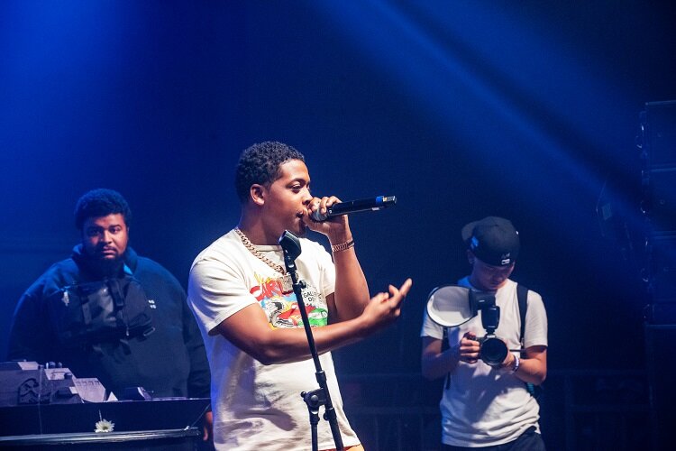 Baby Money performs at Red Bull Soundclash.