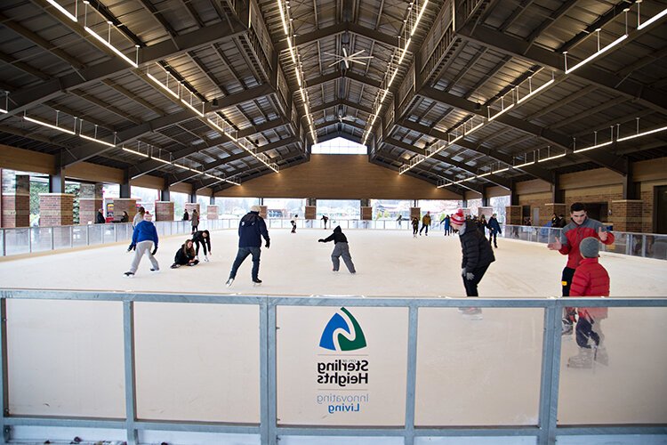 Dodge Park Ice Rink in Sterling Heights. Photo: Joe Powers / Insitu Photography.