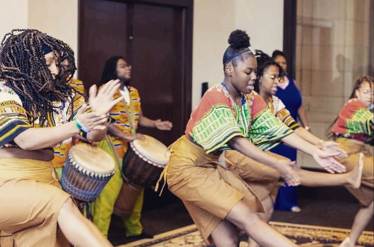 African drum and dance group Nanou Djiapo. Photo courtesy of Nanou Djiapo / Facebook. 