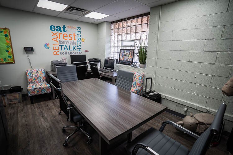 Village of Shiny Stars used a stabilization grant to renovate the staff lounge.