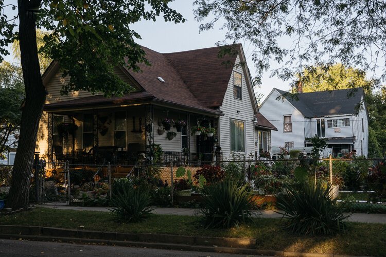 Homes in Southwest Detroit's Newberry neighborhood. (Steve Koss)